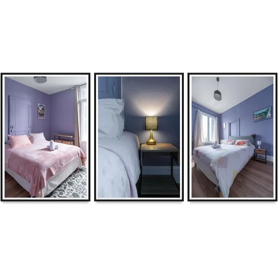 アパート Residence Gambetta - Chambres Dans Appartement Design Grand Confort Le 481 ヴィシー フランス